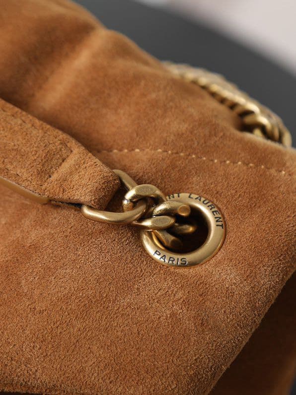 Yves Saint Laurent Medium Puffer Leather Camel ..