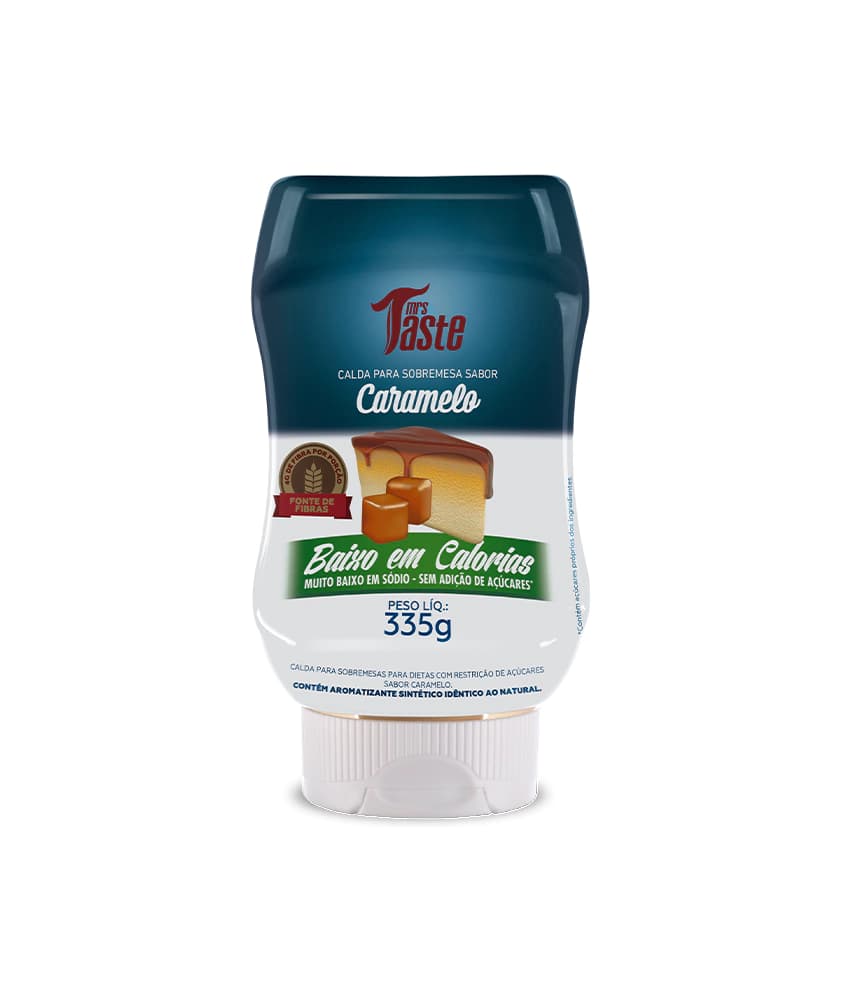 Mrs Taste Calda Para Sobremesa Sabor Caramelo 335g