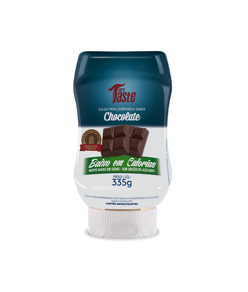 Mrs Taste Calda Para Sobremesa Sabor Chocolate 335g