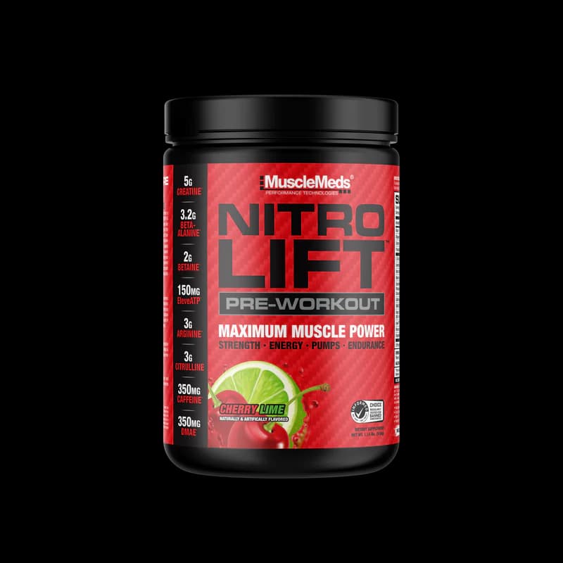 MuscleMeds Nitro Lift Pré-Workout Maximum Muscle Power