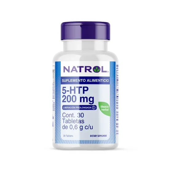 Natrol 5-HTP 200mcg 30 Cápsulas