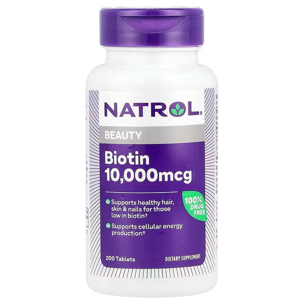 Natrol Biotin 10.000mcg 100 Cápsulas