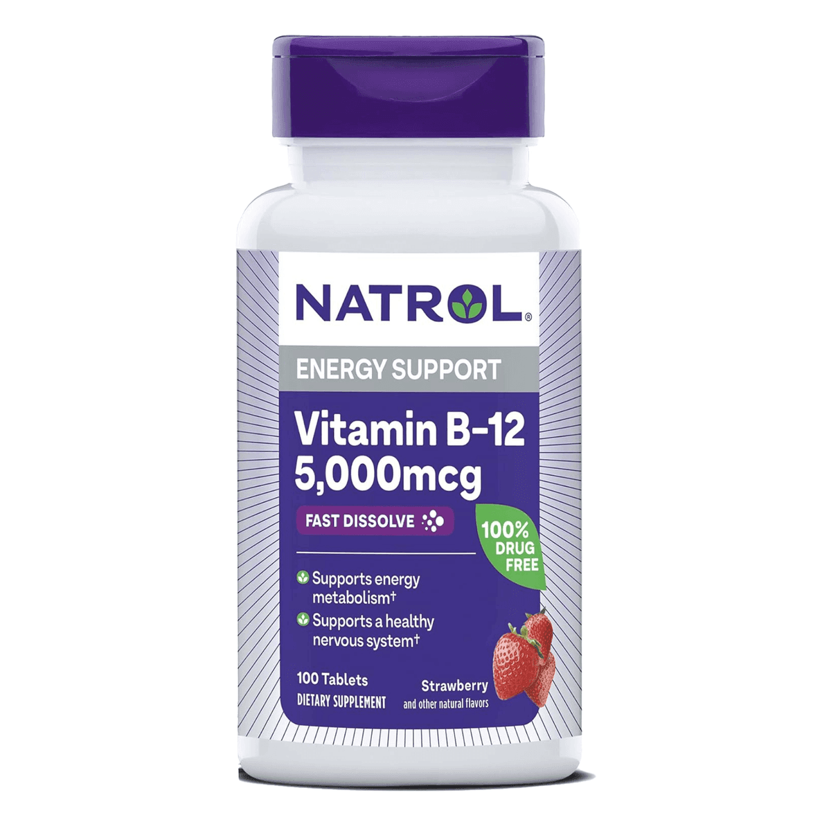 Natrol Vitamina B-12 5000mcg 100 Cápsulas