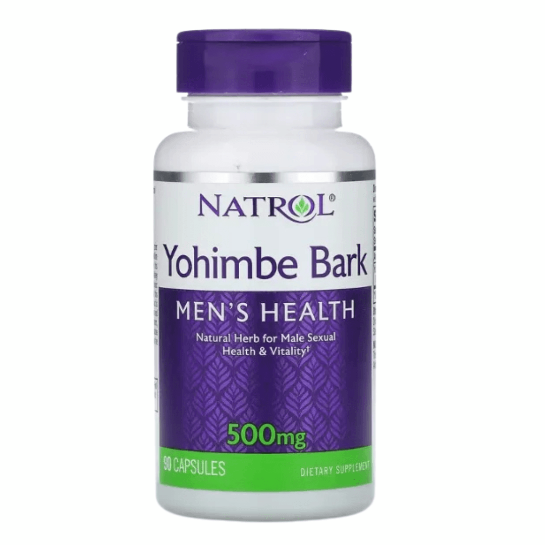 Natrol Yohimbe Bank Men's Health 500mg 90 Cápsulas