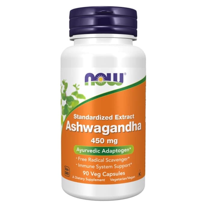 NOW Ashwagandha 450 mg 90 Cápsulas