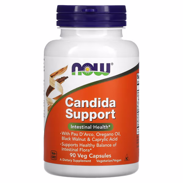 NOW Candida Support 90 Cápsulas