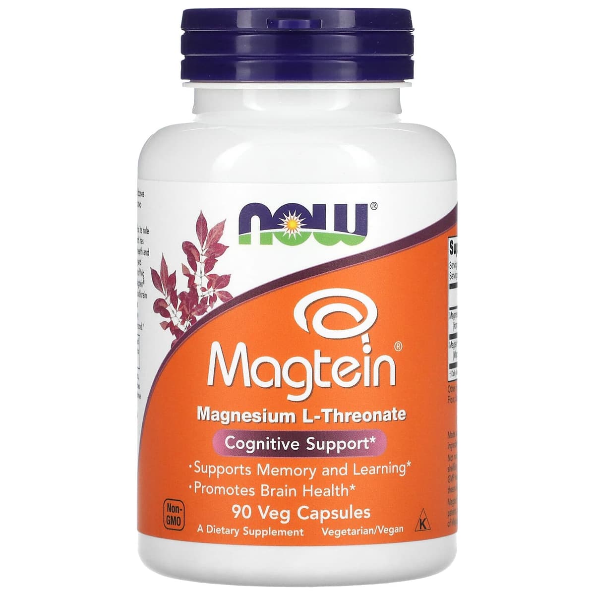 NOW Magtein 90 Cápsulas