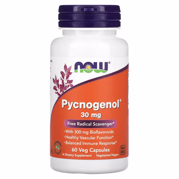 NOW Pycnogenol 30mg 60 Cápsulas