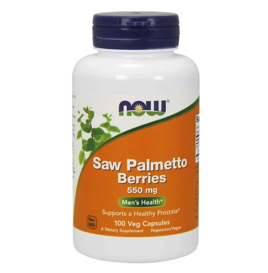 NOW Saw Palmetto 550mg 100 Cápsulas