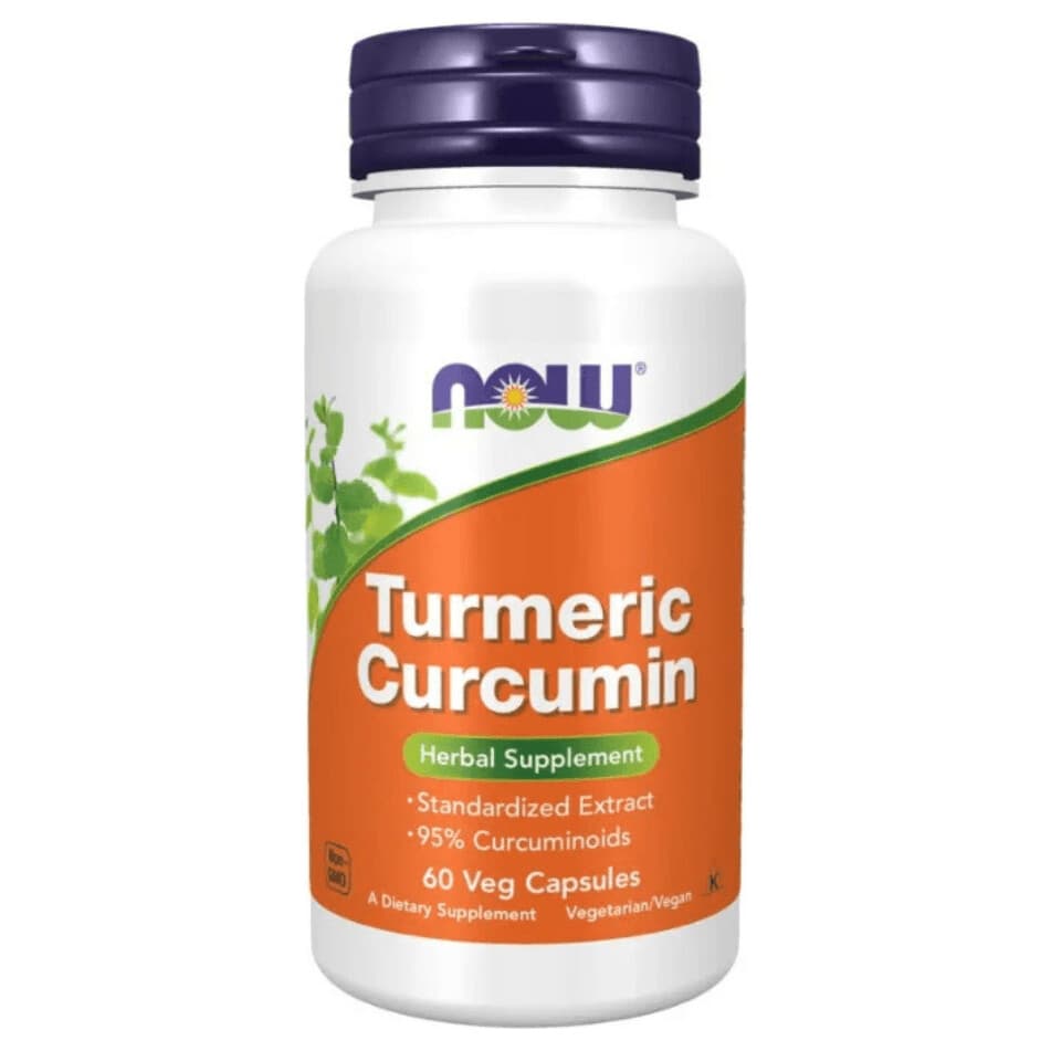 NOW Turmeric Curcumin 60 Cápsulas