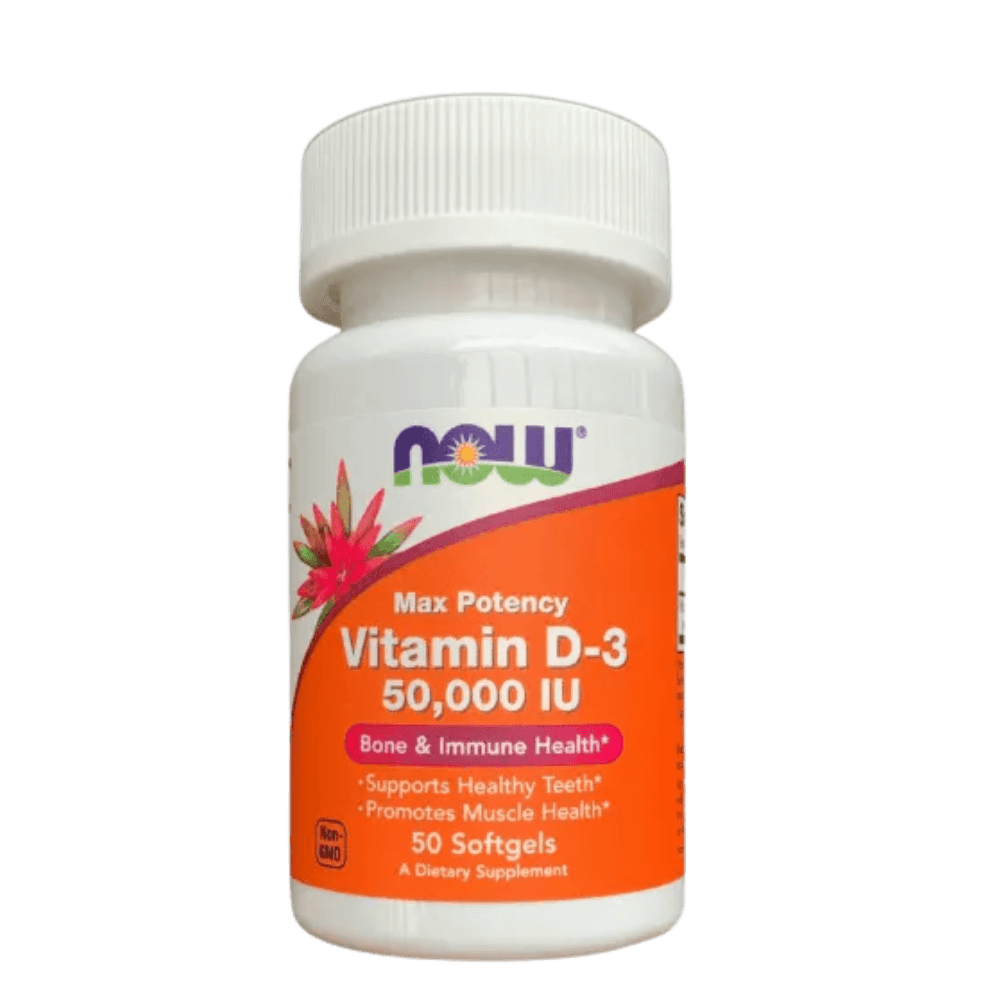 NOW Vitamina D3 50000 UI 50 Caps