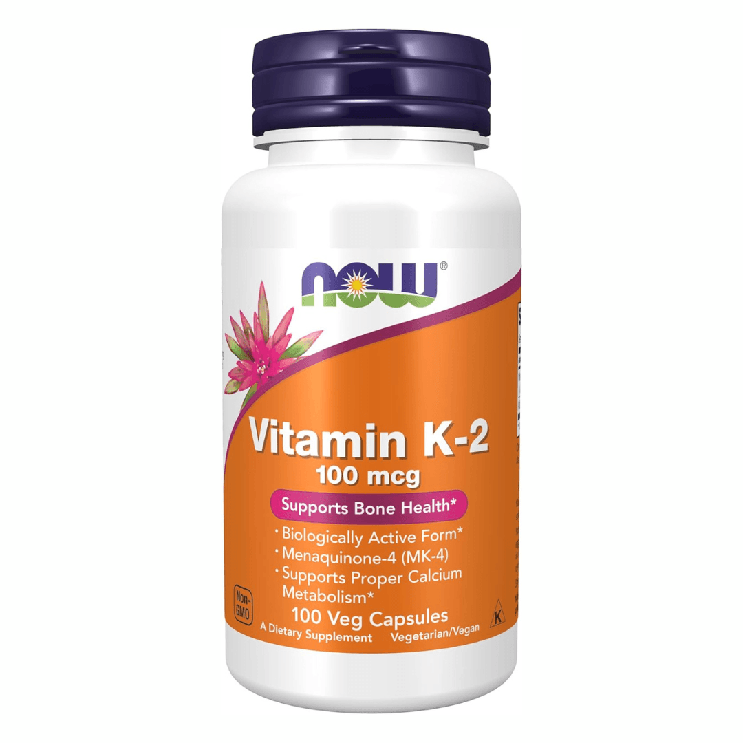 NOW Vitamina K-2 100mcg 100 Cápsulas