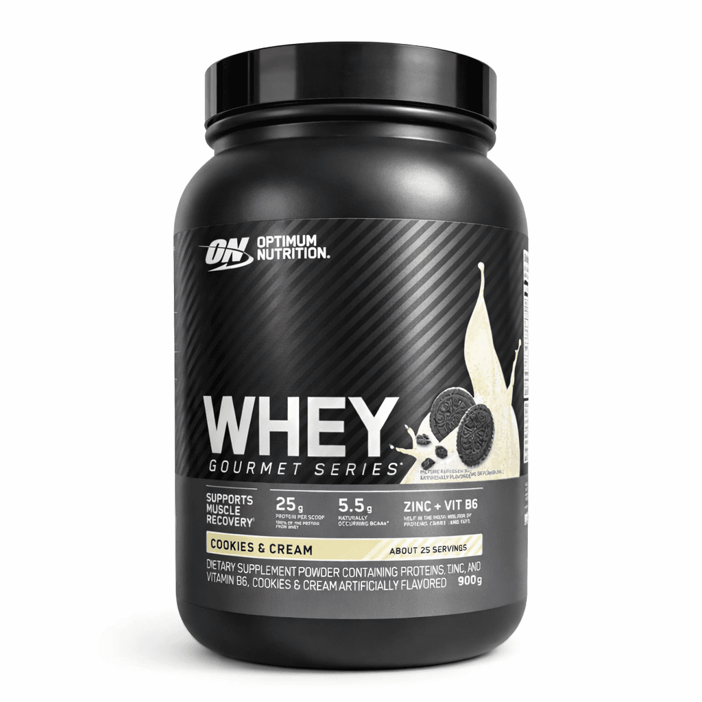 Optimum Nutrition Whey Gourmet series 900g – Cookies & Cream