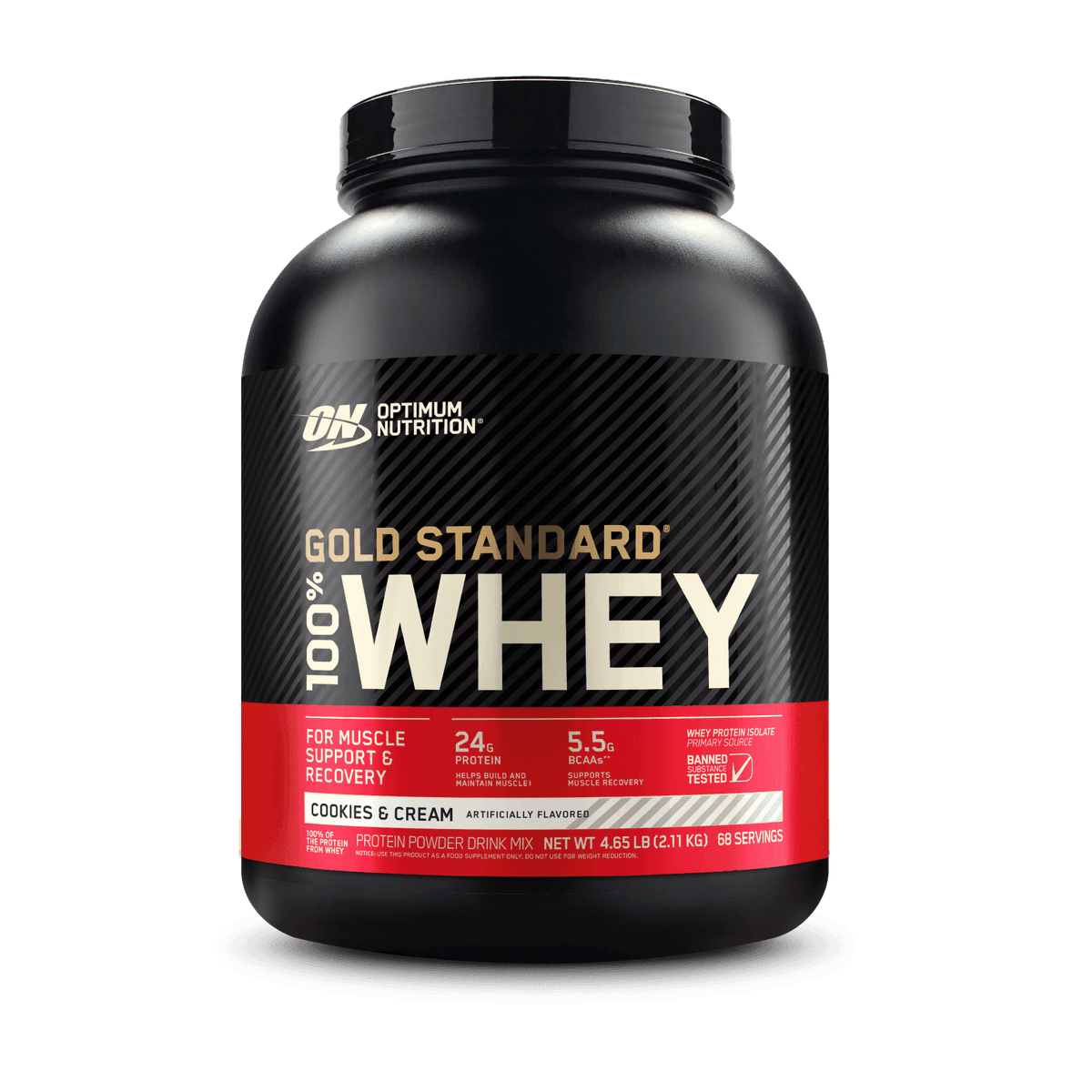 Optimum Nutrition Whey Protein 100% Gold Standard Cookies & Cream 2.110kg