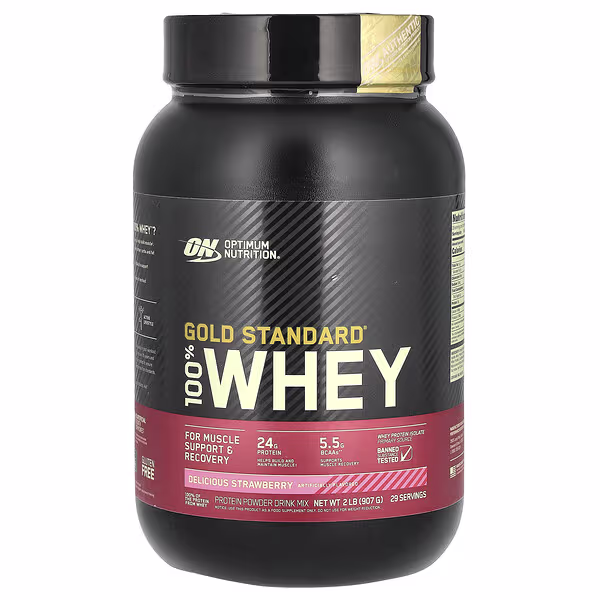 Optimum Nutrition Whey Protein 100% Gold Standard Delicious Strawberry 2.260g