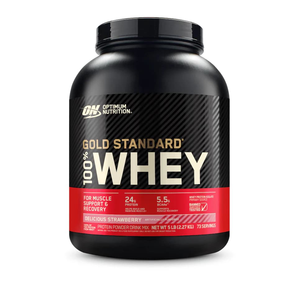 Optimum Nutrition Whey Protein 100% Gold Standard Strawberry 2.240kg