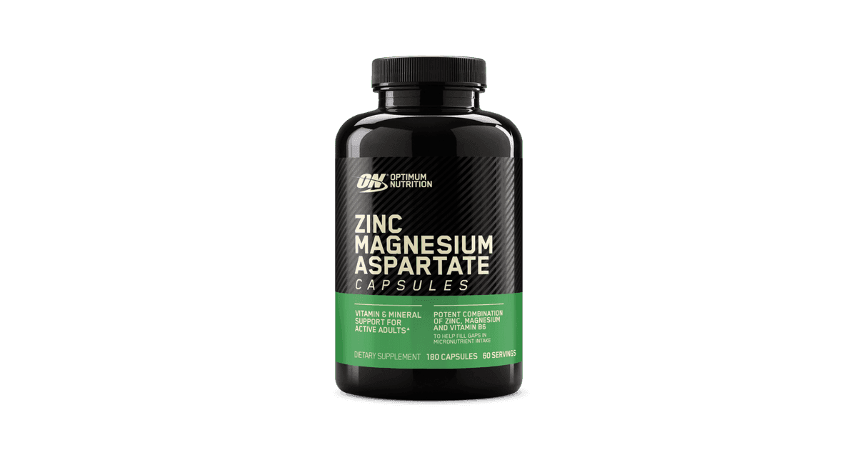 Optimum Nutrition Zinco + Magnésio Aspartato 180 Cápsulas