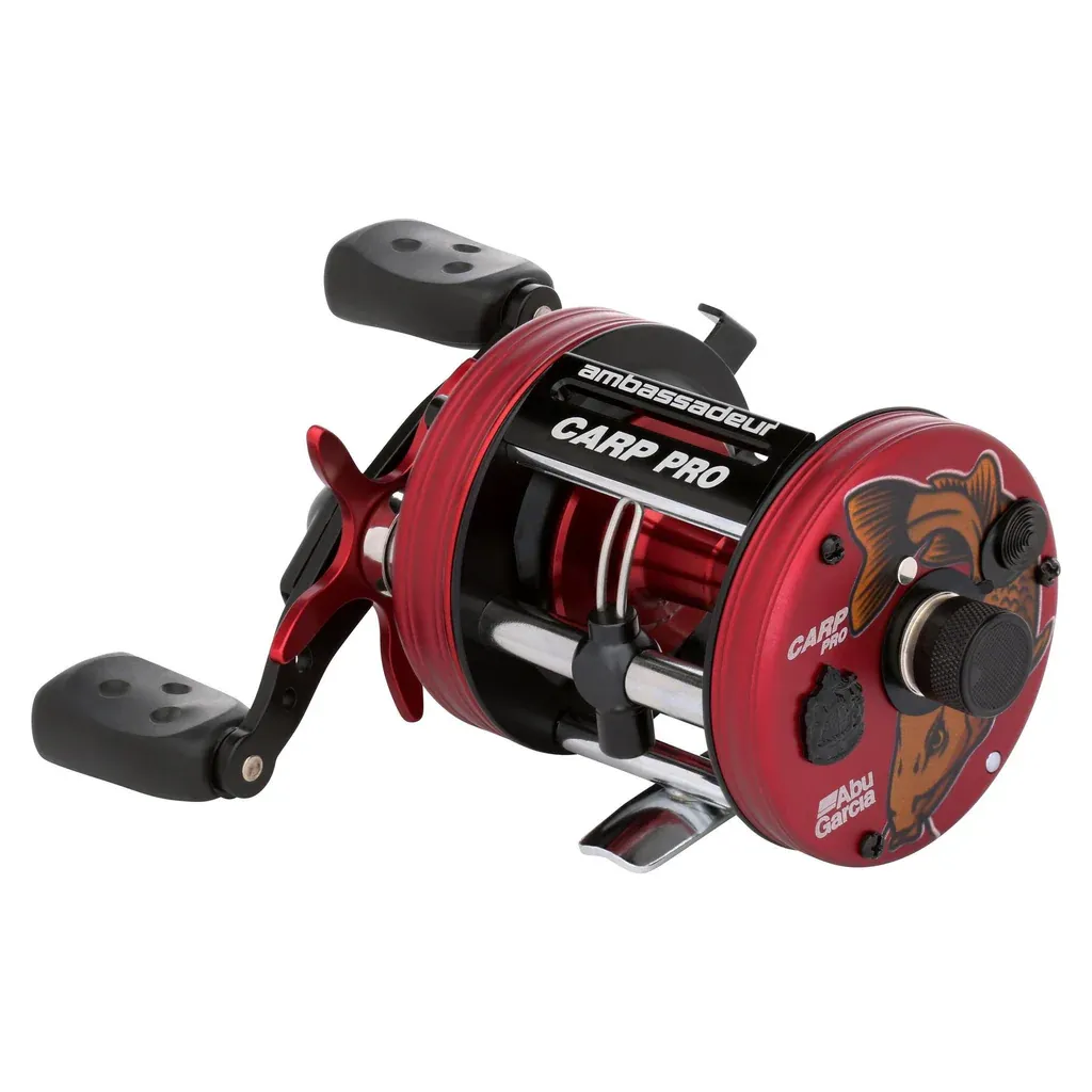Abu Garcia Ambidestro PR-6500-CARPPR022 Aço Inox Vermelho/Preto