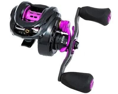 ABU GARCIA ACCESORIOS REVO-EXD-SHS ACERO INOXIDABLE 10ROL 8:0:1 DER MAX DRAG 20 LB / 9.0 KG NEGRO