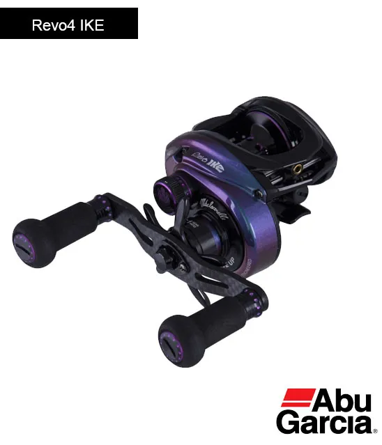 ABU GARCIA ACCESORIOS REVO IKE REV04-IKE ACERO INOXIDABLE 11ROL 6:6:1 DER FICCIÓN (DRAG) 24 LB/10.8 KG NEGRO