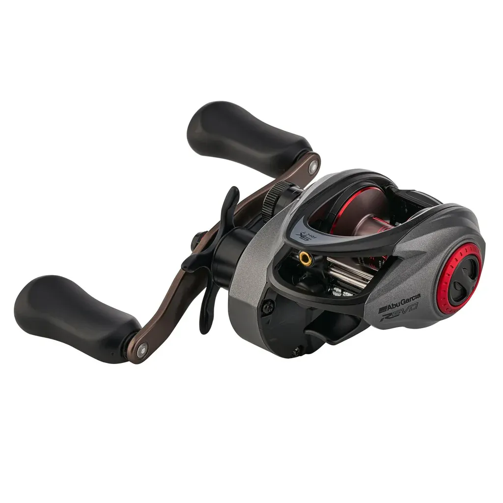 ABU GARCIA ACCESORIOS REVO5 SX-RKT LP ACERO INOXIDABLE 10ROL 9.0:1 DER MAX DRAG 18LB / 8.1KG NEGRO