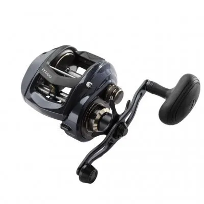 MARINE ACCESORIOS TITAN 400 GTO SHI ALUMINIO 7 ROL 7.1:1 IZQUIERDA NEGRO