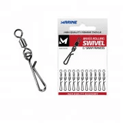 Marine Girador Rolling Swivel CT 6 c/20 Snap Frances Blacknickel