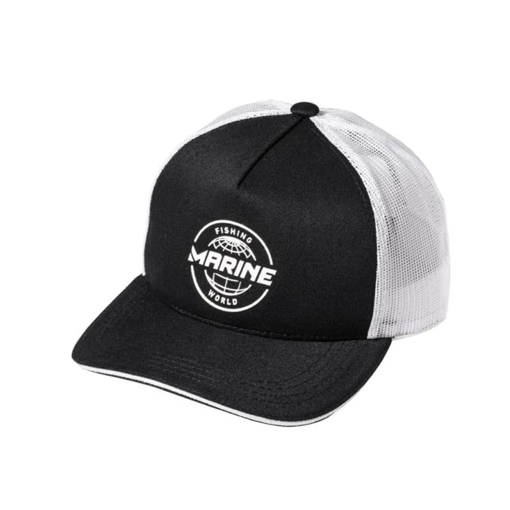 Marine Boné Fishing World Preto / Branco