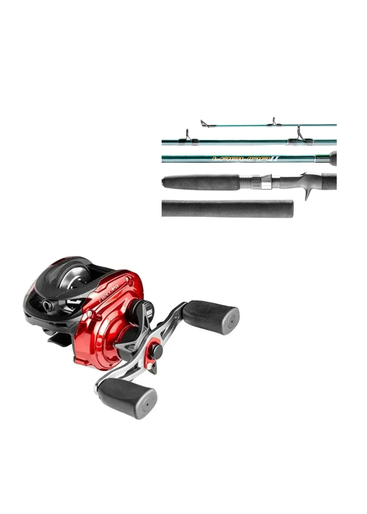 MARINE KIT CARRETILA FIRECAST LH + VARA LA2-C601M 1.83M 10-20LB