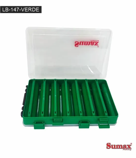SUMAX CAJA DE PESCA LB-147 VERDE 27X17.50