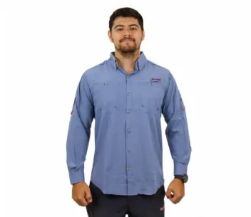 SUMAX CAMISA DE PESCA BSW2502-AZ (T) L AZUL