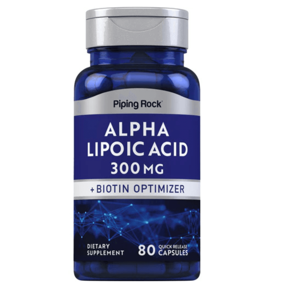 Piping Rock Alpha Lipoicacid + Biotin Optimizador 300mg 80caps