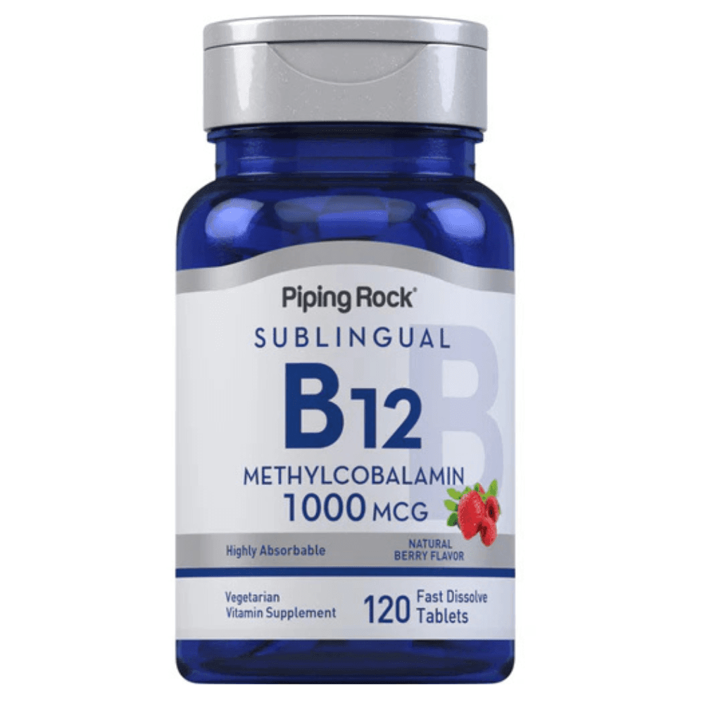 Piping Rock B12 Methycolbalamin 1000mg 120 tablets