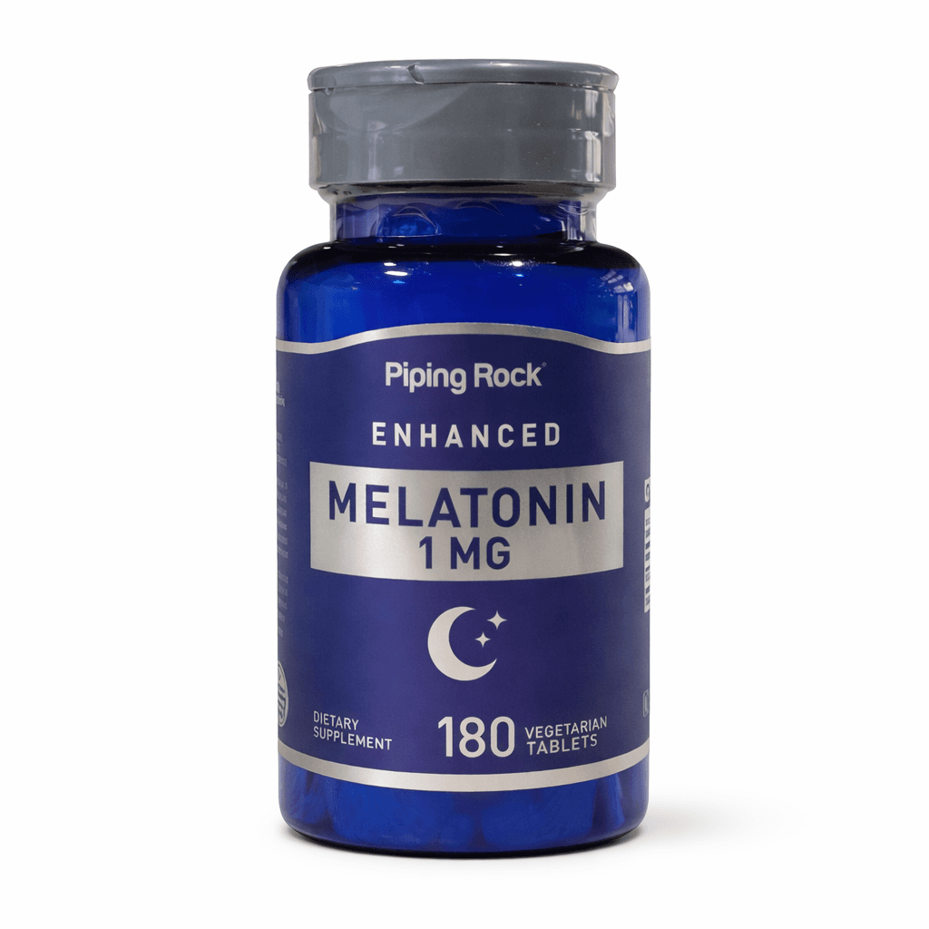 Piping Rock Enhanced MELATONIN 1mg 180 Tablets