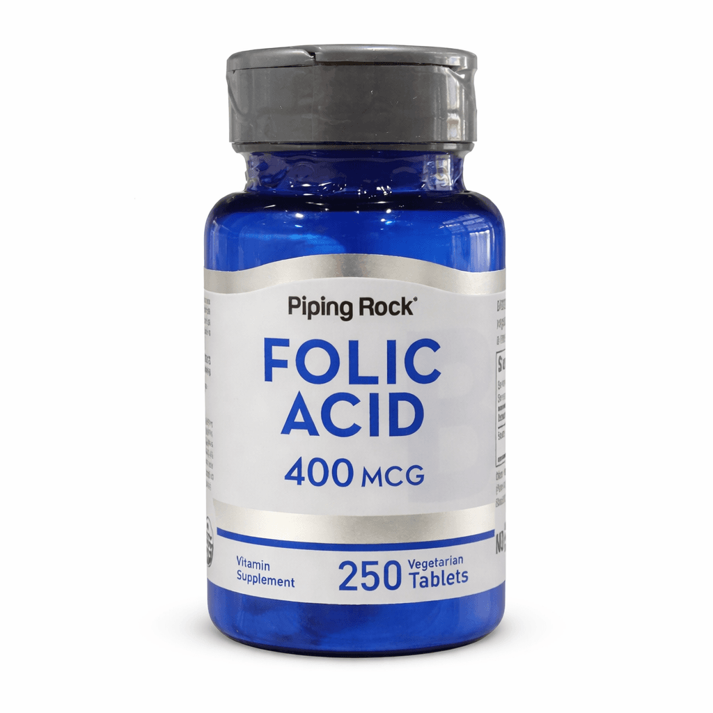 Piping Rock Folic Acid 400mcg 250 Tablets