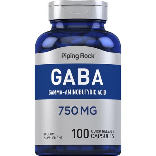 Piping Rock GABA 750 mg 100 Cápsulas