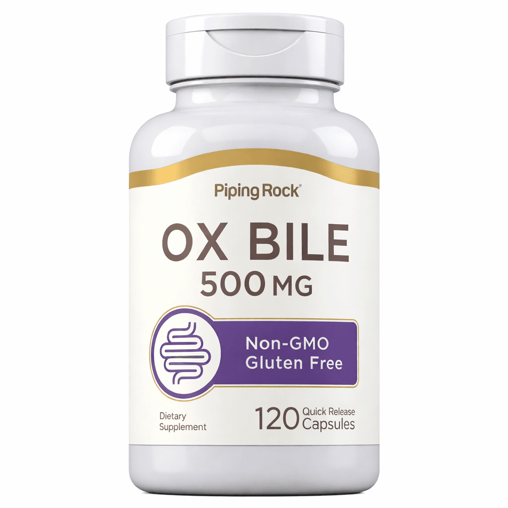 Piping Rock Ox Bile 500mg 120caps