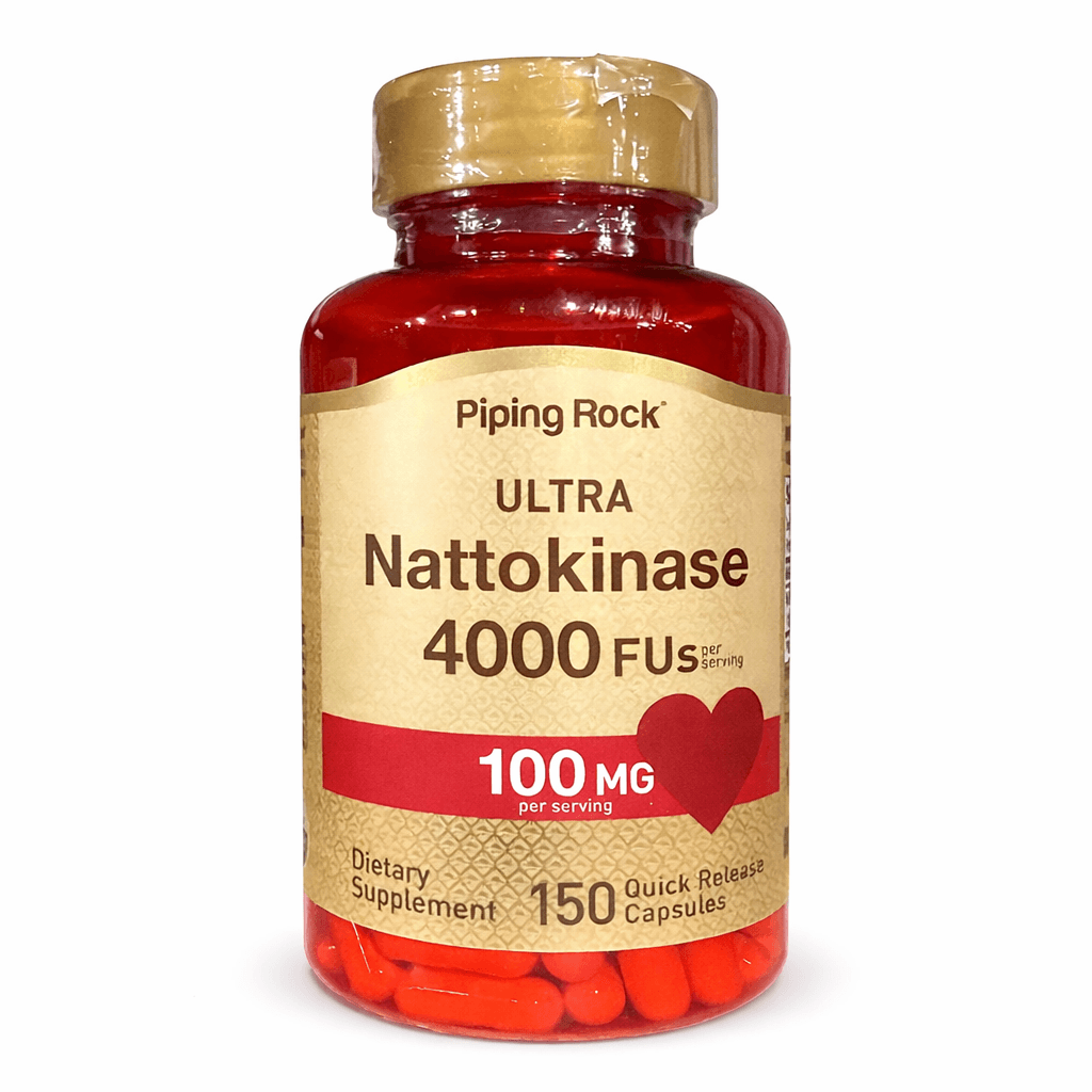 Piping Rock ULTRA Nattokinase 4000 FUs 100mg 150 Capsulas