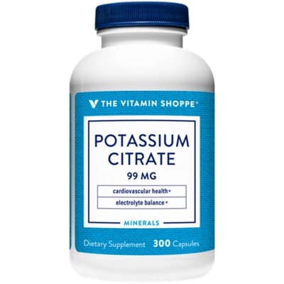 Potassium Citrate 99mg 300 cápsulas