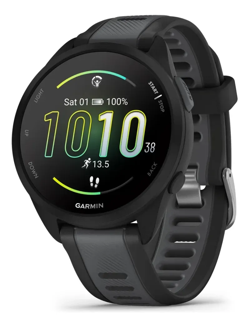 Relógio GPS Garmin Forerunner 165 010-02863-AC Black/Slate Gray