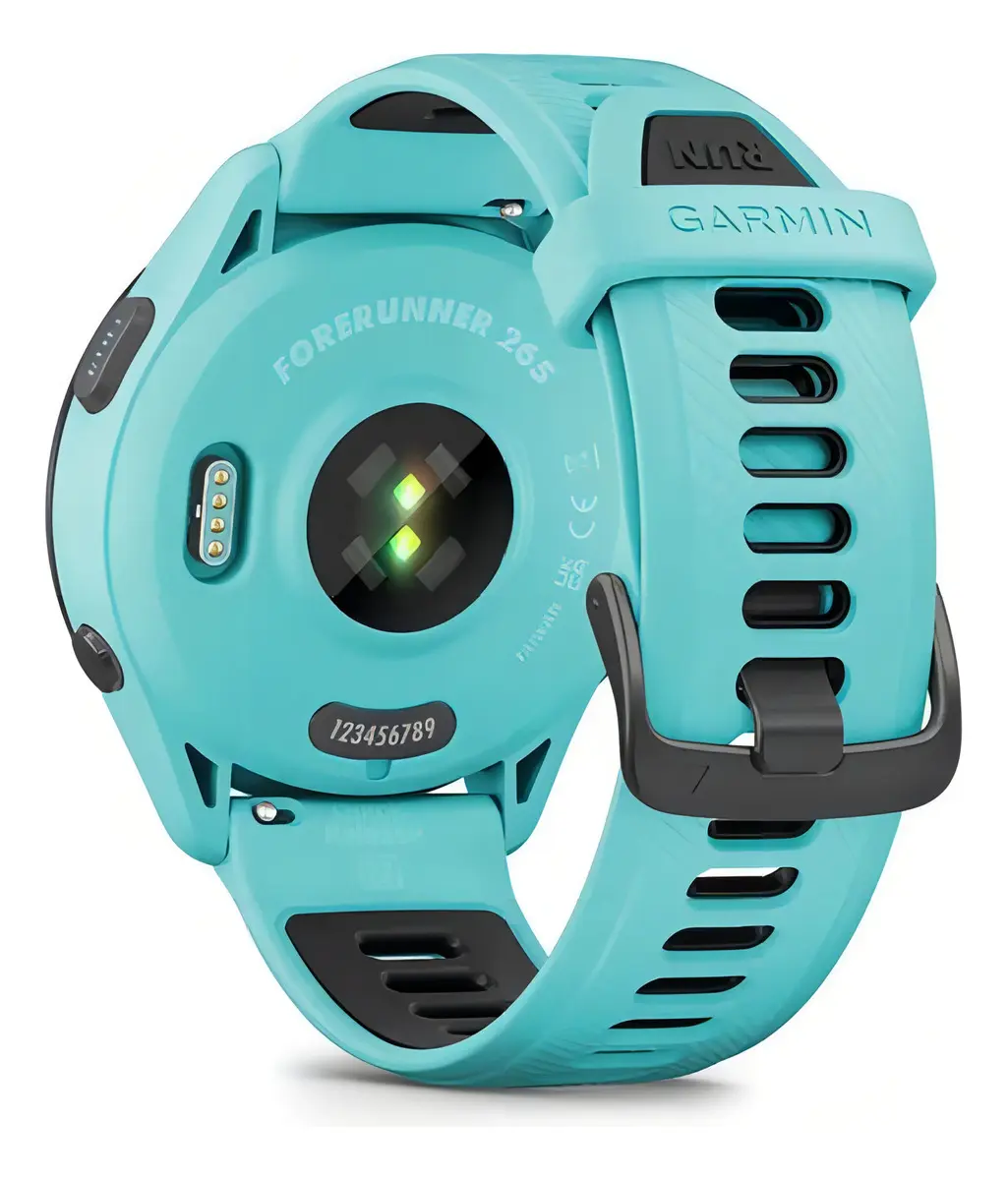 Relógio GPS Garmin Forerunner 265 010-02810-02 Aqua Blue