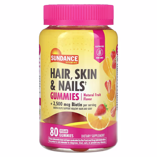 Sundance Hair Skin e Nails Gummies 80 Cápsulas