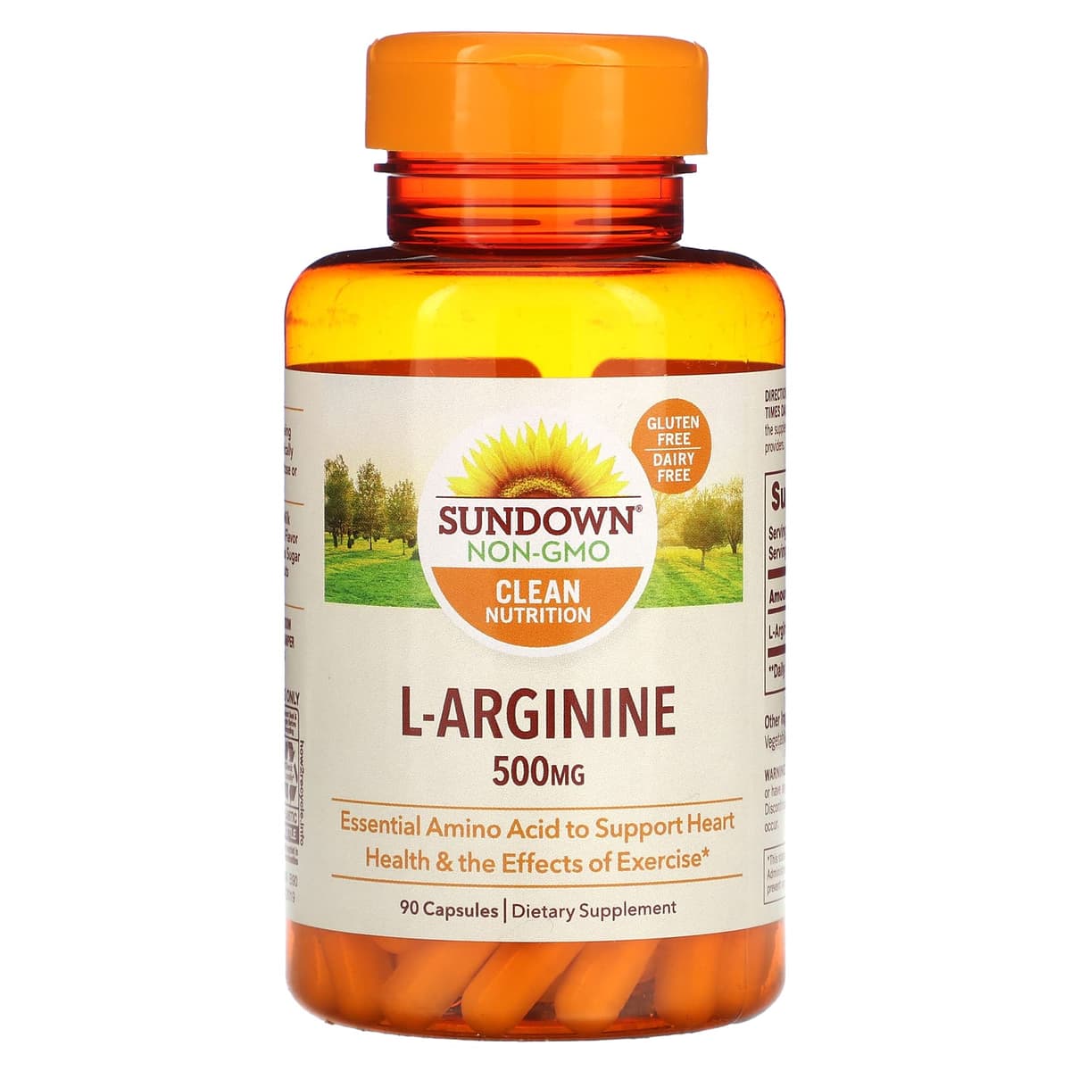 Sundown L-Arginine 500 mg 90 cápsulas