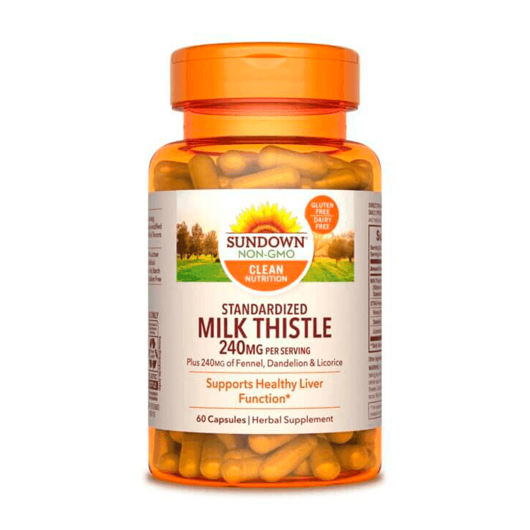 Sundown Milk Thistle 60 cápsulas