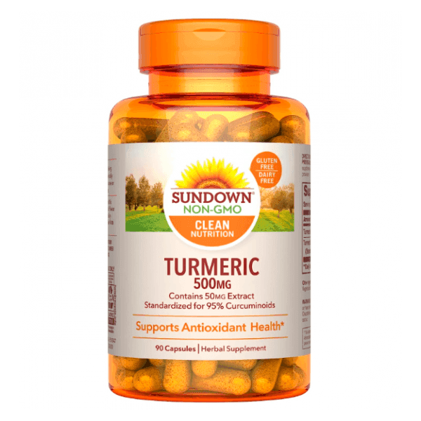 Sundown Turmeric 500 mg 90 cápsulas