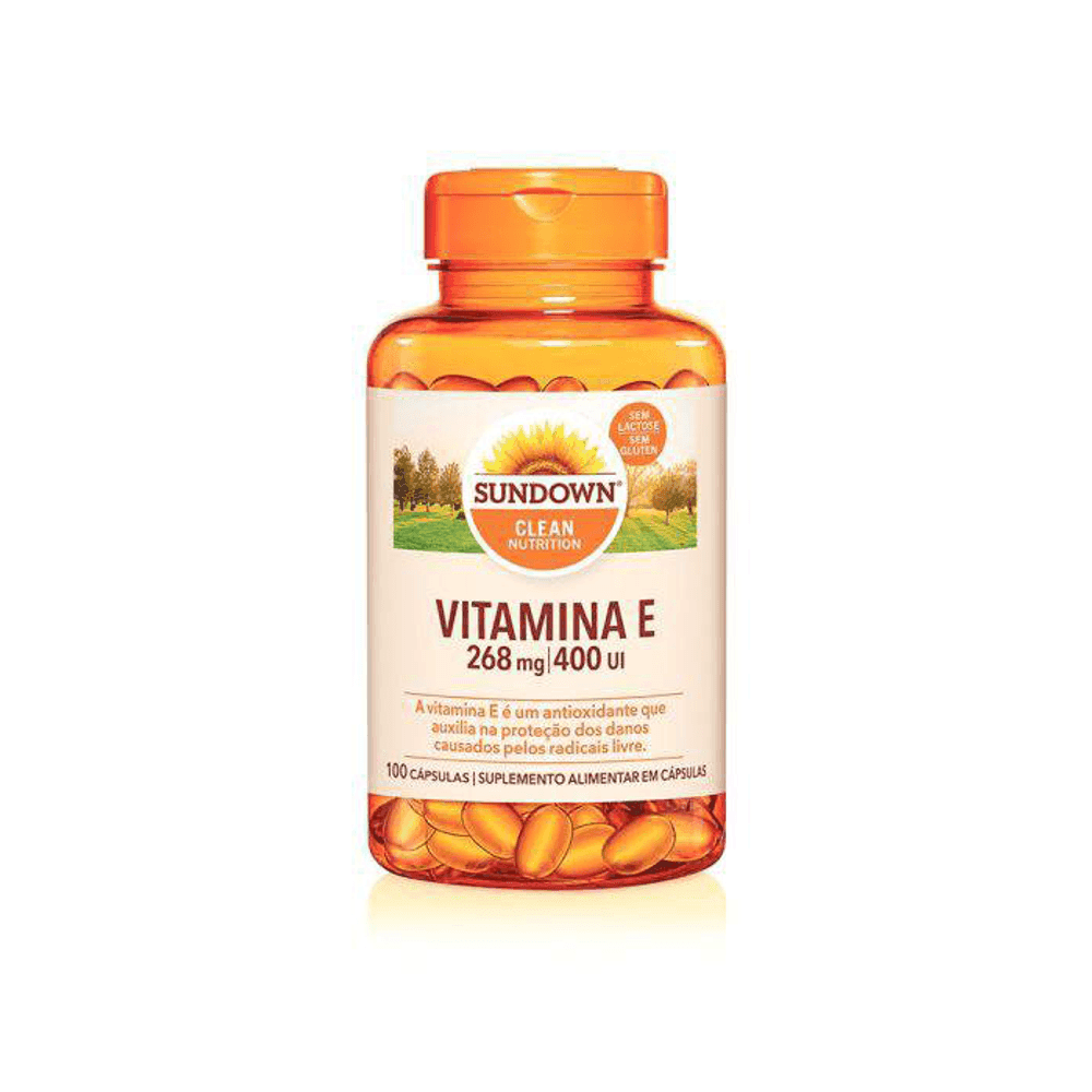 Sundown Vitamina E 400IU 100 Cápsulas