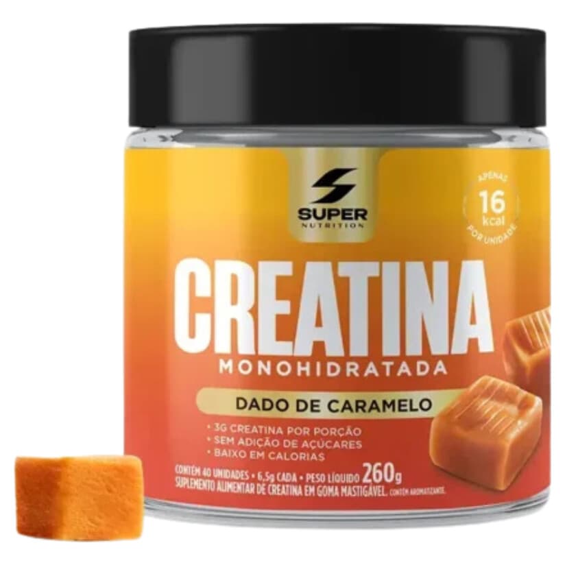 Super Nutrition Creatina Dado Caramelo