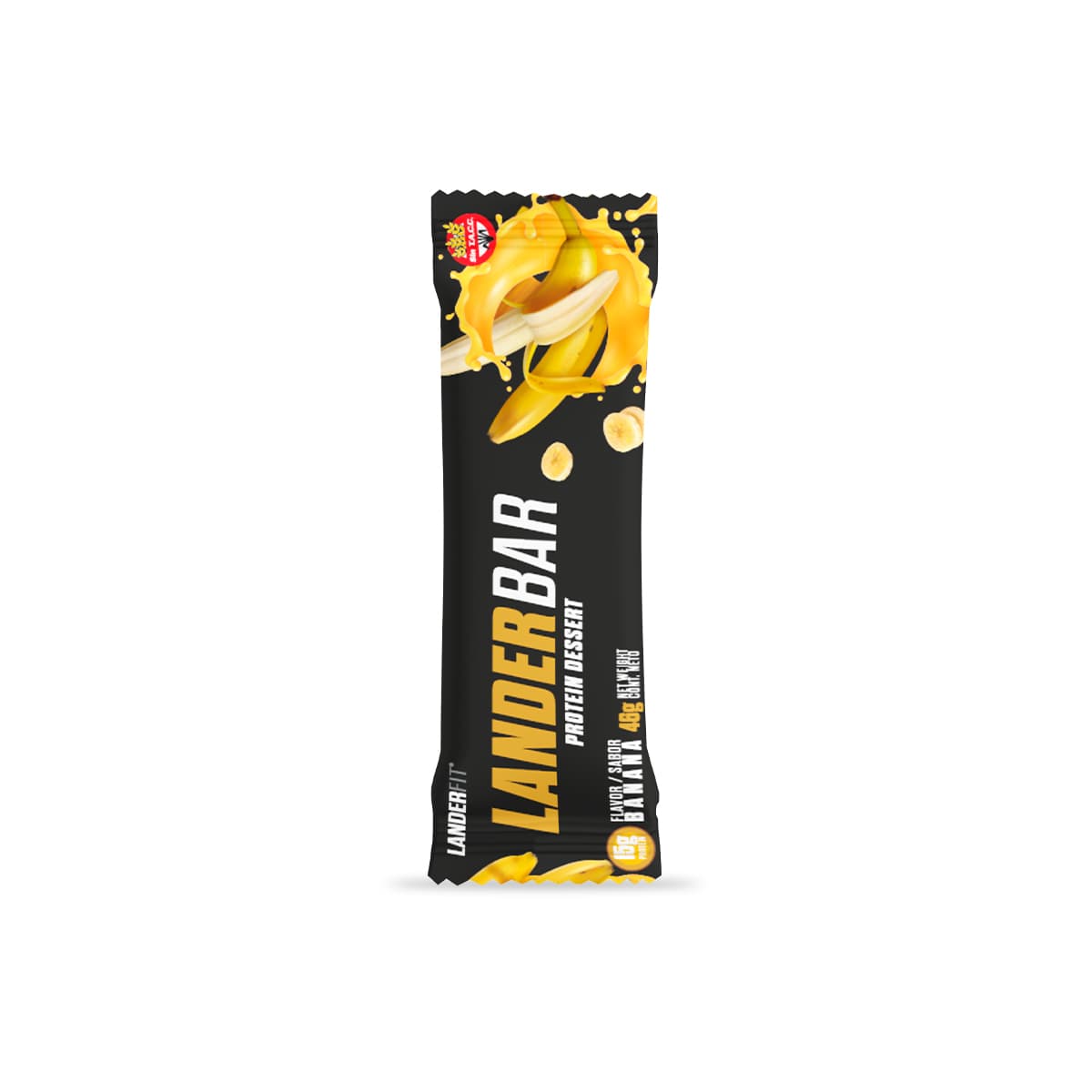 Barra de proteína landerbar protein dessert – banana