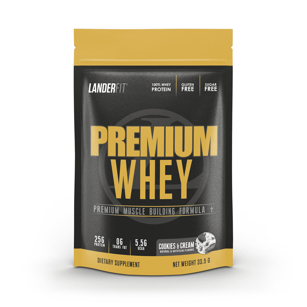 Monodosis Premium Whey LanderFit x caja 10 unidades