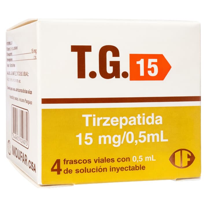 TG 15mg 4 Ampolas Tirzepatida